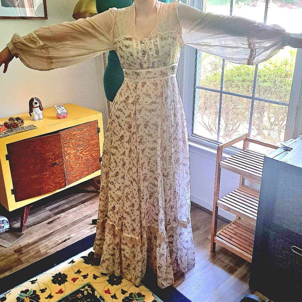 Vintage Gunne Sax dreamy bohemian dress - Picture 1 of 4